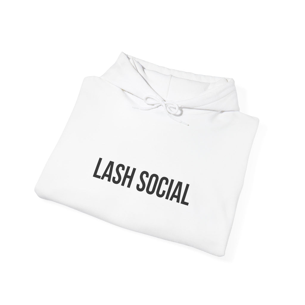Lash Social Hoodie White - Lash SocialS