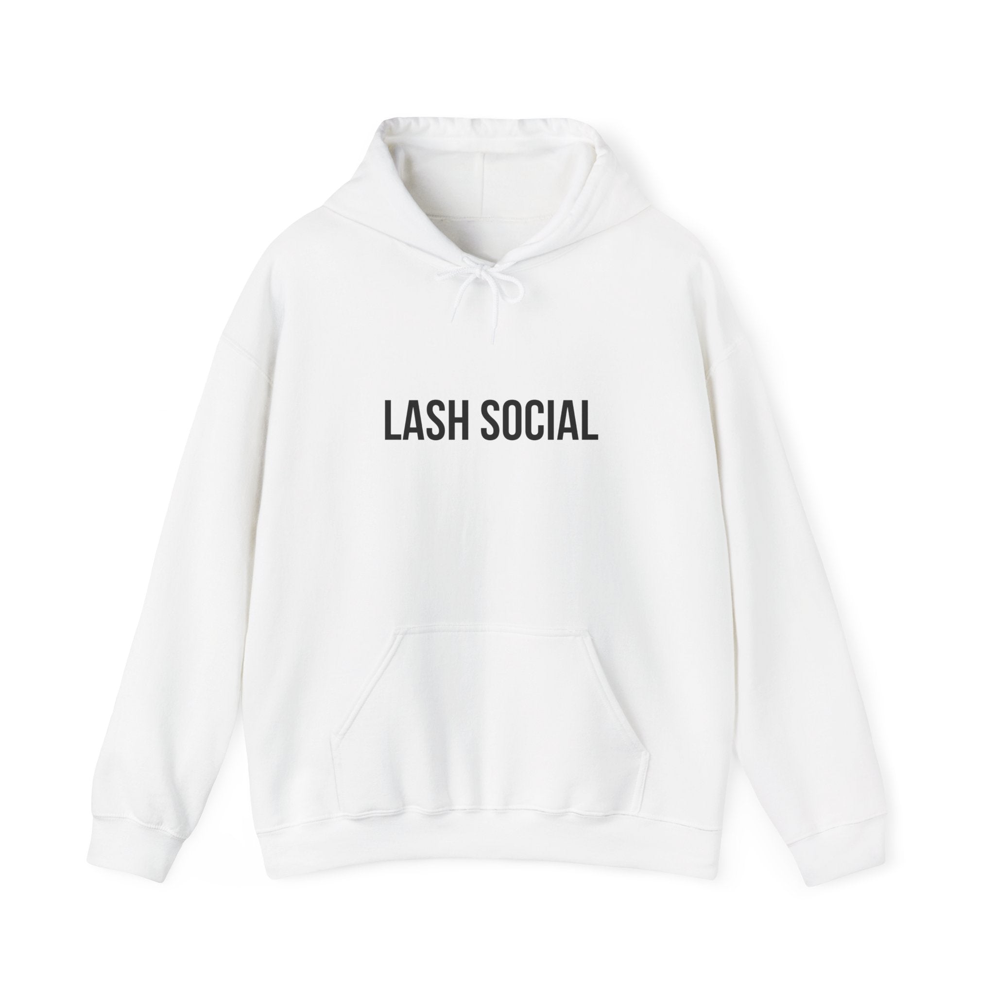 Lash Social Hoodie White - Lash SocialS