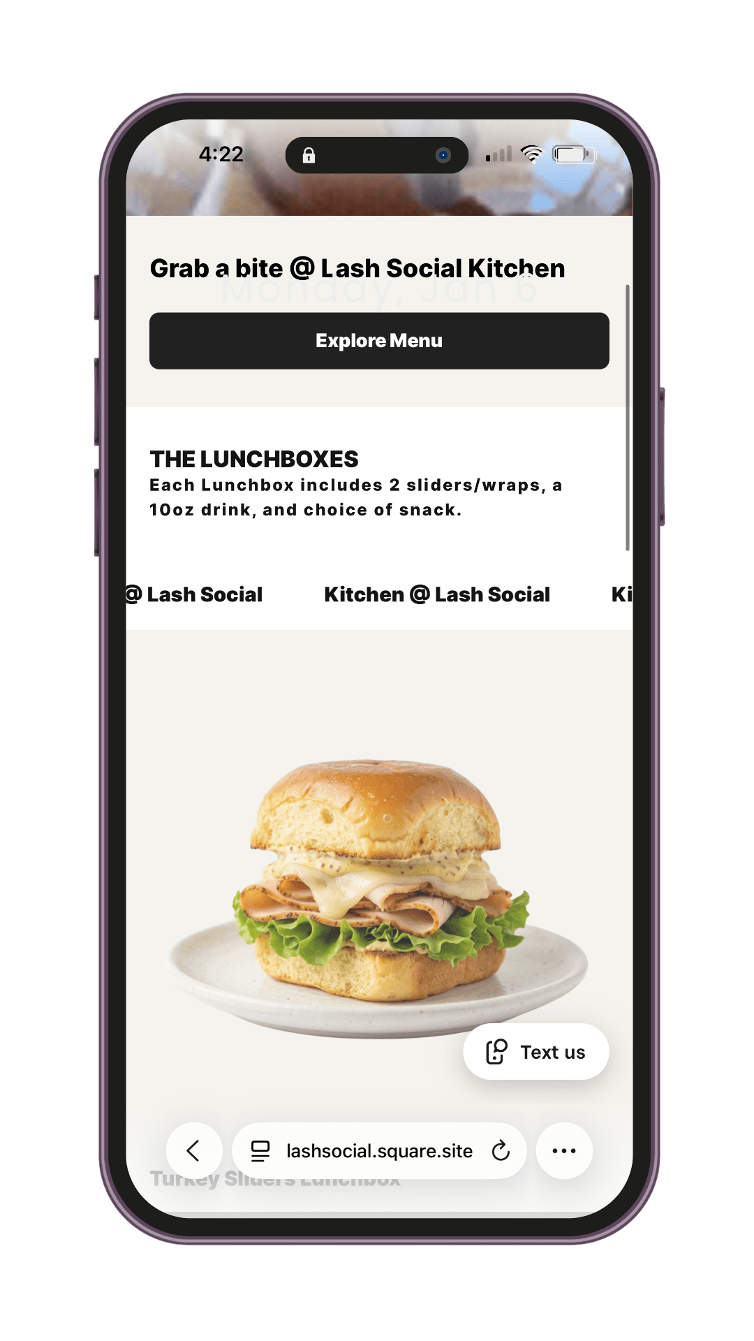 burger - Lash Socialmustard